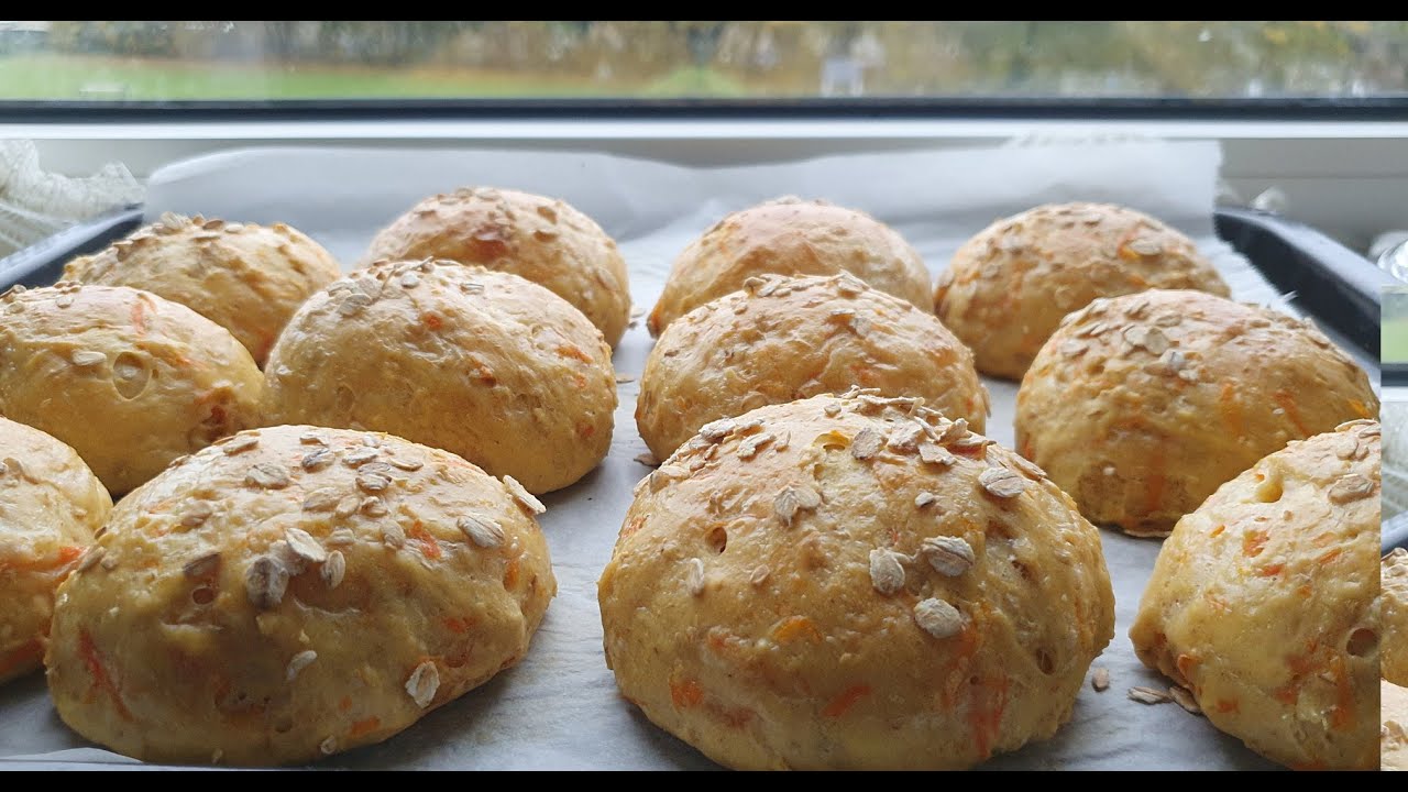 Gulerodsboller med havregryn