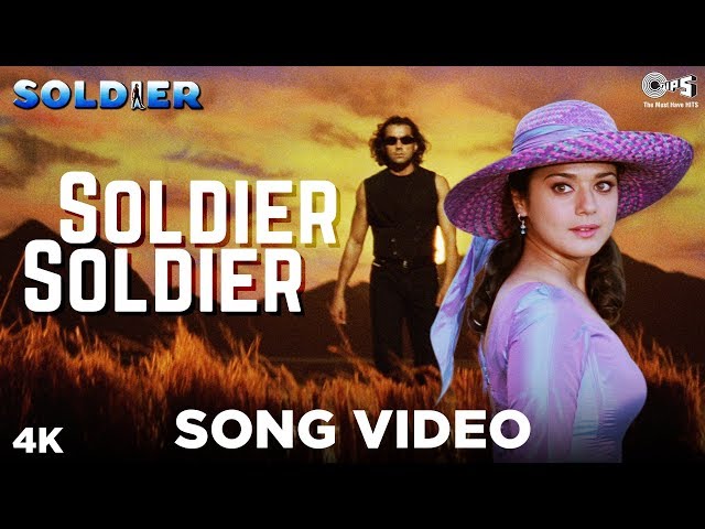 Soldier Soldier | Kumar Sanu | Alka Yagnik | Bobby Deol | Preity Zinta | Anu Malik | 90s Hindi Song class=