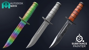 Video Game Weapon Course : Modeling / Substance Painter 2 Promo Video