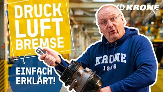 Wie funktioniert ein Druckluftmembran-Bremszylinder? 🚛💨 | KRONE TV