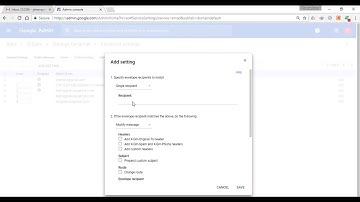 How to forward email without user setting by admin console (Default routing)