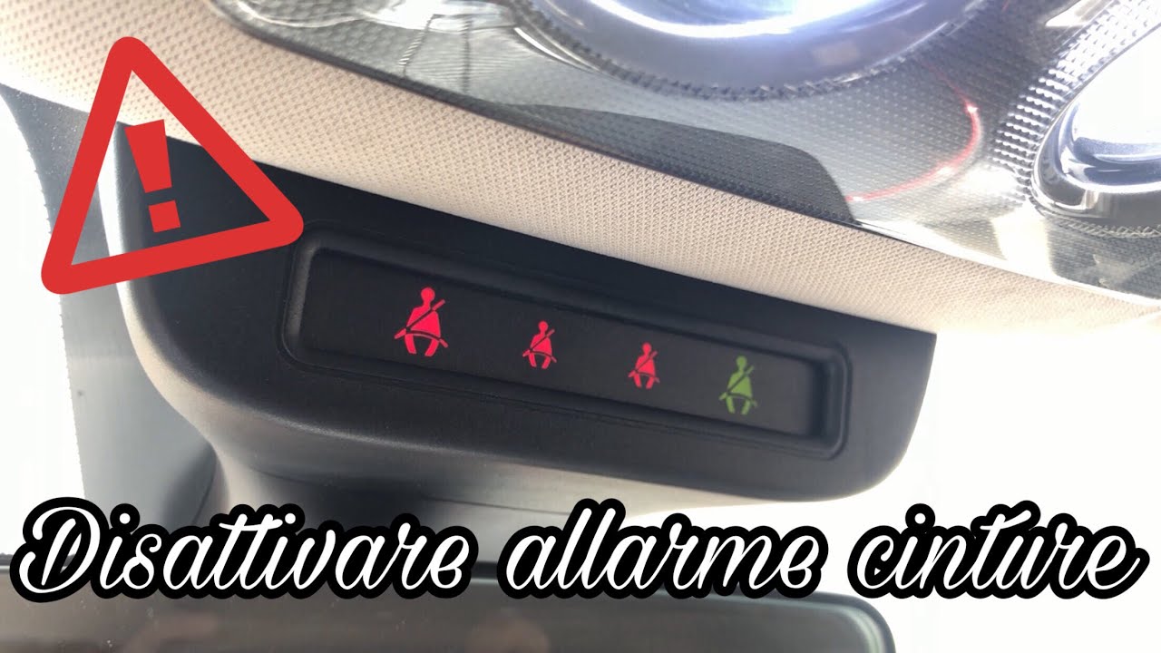 Disattivare cicalino cinture di sicurezza! Alfa Romeo MiTo - YouTube