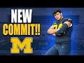 Michigan lands big time commitment from 4star ot avery gach what he brings to michigan