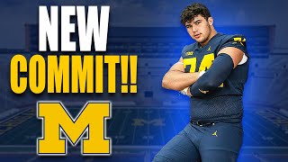 Michigan Lands BIG TIME Commitment From 4-Star OT Avery Gach!! What He Brings to Michigan...