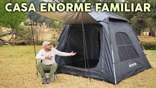 Casa de campaña ideal para la familia ⛺️ se convierte en toldo! @Sandiario