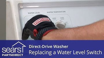 Replacing the Water Level Pressure Switch in a Direct-Drive Washer (Kenmore, Whirlpool and Maytag)