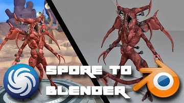 SPORE TUTORIAL: Spore Creatures in Blender