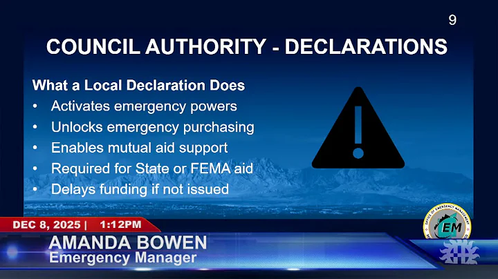 Las Cruces Council Work Session - December 8th, 2025