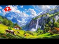 Switzerland walking tour 4k  swiss village tour  most beautiful villages in switzerland 