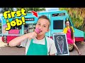 MY FIRST JOB! 24 hours in Ice Cream Truck