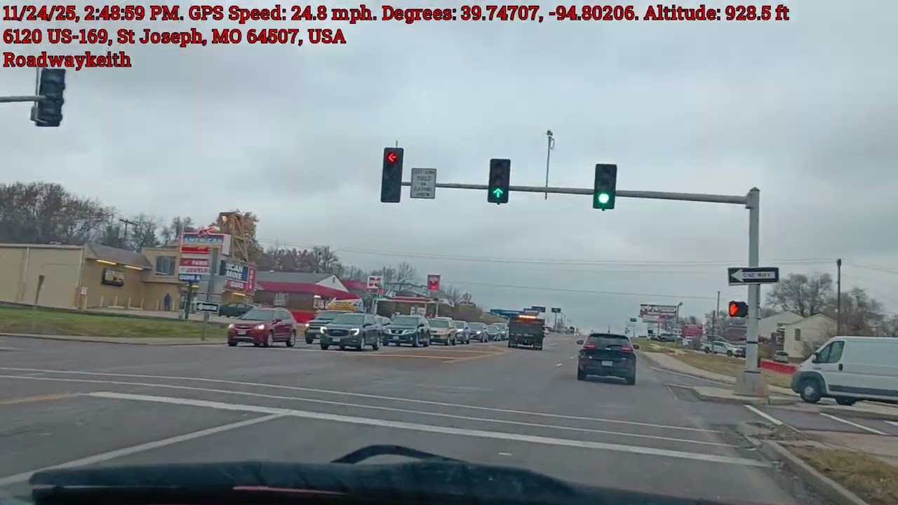 11/24/25 going to knockouts haircut for men on North Belt Highway in St Joseph Missouri 64506