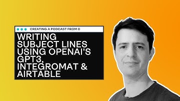 Writing subject lines using OpenAi