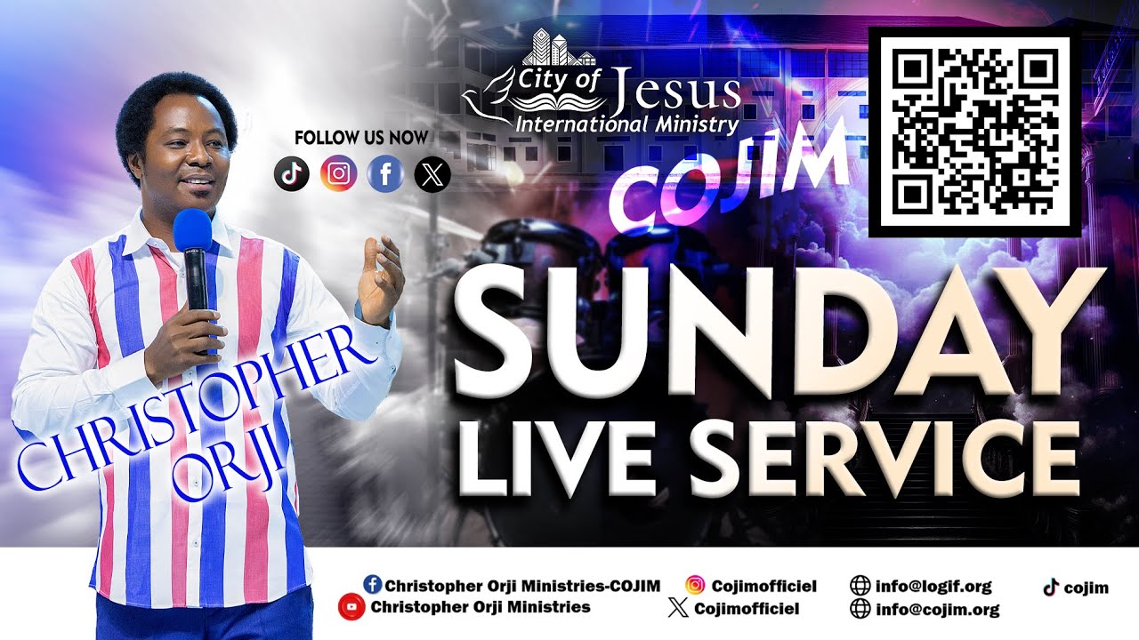 COJIM Sunday Live 🔴 Service With God, Jesus Christ, And The Holy Spirit. 