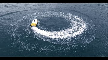 New ME40 water jet autonomous bathymetry survey boat from oceanalpha