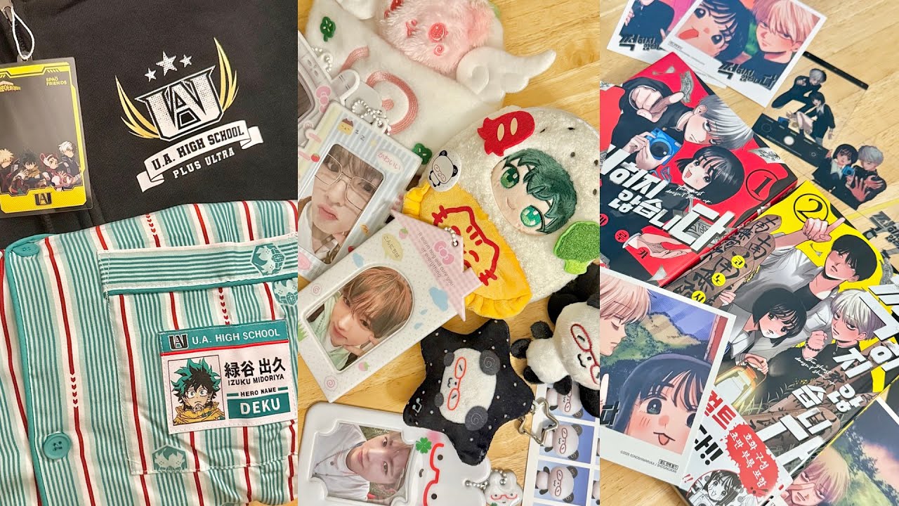 오타쿠 브이로그˗ˋ꒰♥꒱ˊ˗ ⎮ 타오바오 직구 • 스파오 히로아카 콜라보 • 덕질템 추천 • 포카 홀더 • 인형옷 • 찍히지 않습니다 • 만화책깡 • 택배깡 • 엔시티 위시