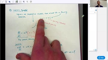 Separation of Variables and the Logistic Function