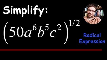 Simplify an Expression Raised to the 1/2 Power - SQUARE ROOT