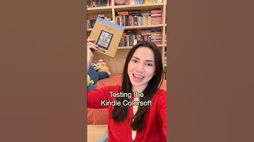 #ad Testing the #Kindle Colorsoft! The same @amazon Kindle you know and love, now in color.