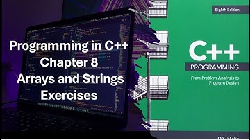 Programming in C++ Chapter 8 Arrays and Strings Exercises 8-22 to 8-24
