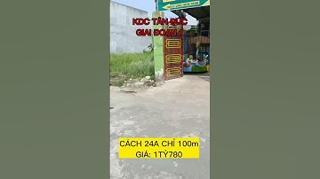 Chính chủ gửi bán lô đất đẹp trên đường 15A2 cách 24A chỉ 100m ở gd1_KDC Tân Đức_Đức Hoà_Long An