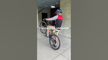 This took WAY to many tries #wheelie #shorts #mtb