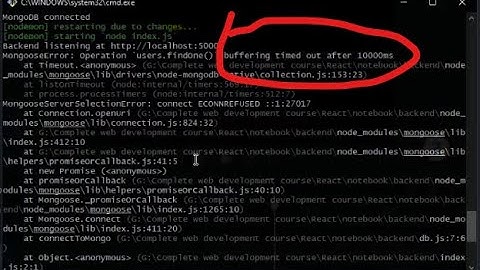 How to fix Mongoose buffering timed out after 10000ms,  ECONNREFUSED | in Urdu | Pro Xplorers