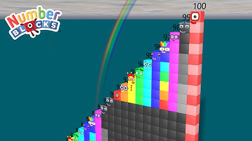 Looking for Numberblocks Step Squad 1-100 Standing Tall Numberblocks Number Pattern