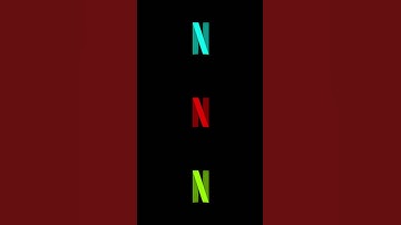 NETFLIX IN 3 DIFFERENT COLORS INVERTED EFFECTS INTRO #shorts