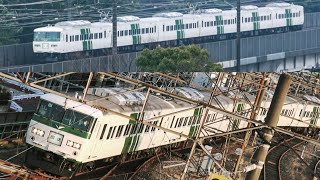 【高速通過】2022年冬 185系臨時列車の総武快速線・京葉線走行まとめ