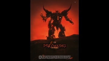 Megatron 2.0 VS Predaking || #transformersprime #edit #shorts #1v1 #foryou #trending #battle ||
