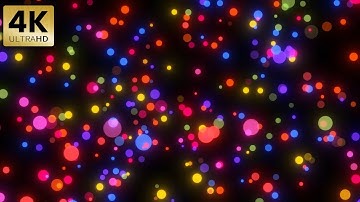4K Colorful Particle Bokeh Particles Flying Footage || Free Video Background Loops|| 4k VJ Loops
