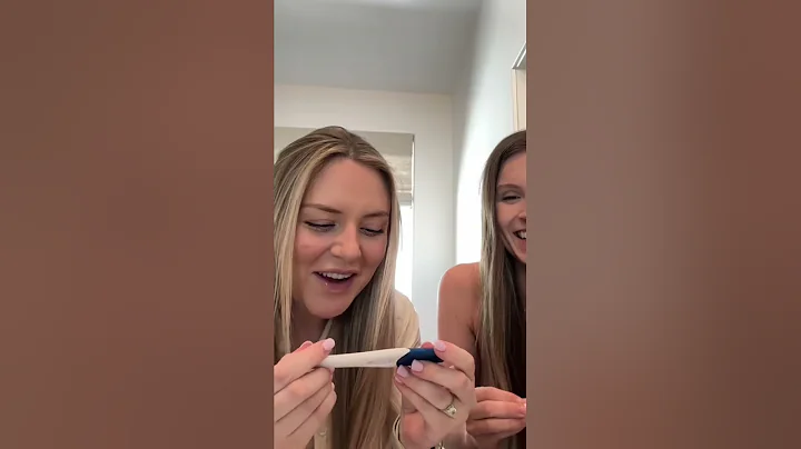 Taking a pregnancy test with my best friend #shorts
