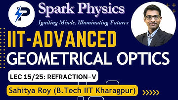 Geometrical Optics Lec 15/25 | Spark Physics: IIT-Advanced Series: Class XII | Sahitya Roy (IIT KGP)