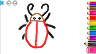 Bichito - Bini bambini - juego de colorear y pintar animales para niños - aprender los colores screenshot 4