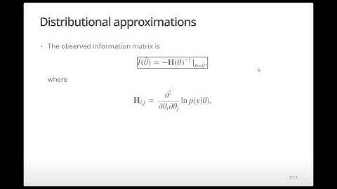 Bayesian statistics - Introduction to computational methods