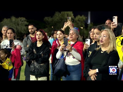 Venezuelans protest in South Florida as Maduro starts 3rd term amid $25M bounty