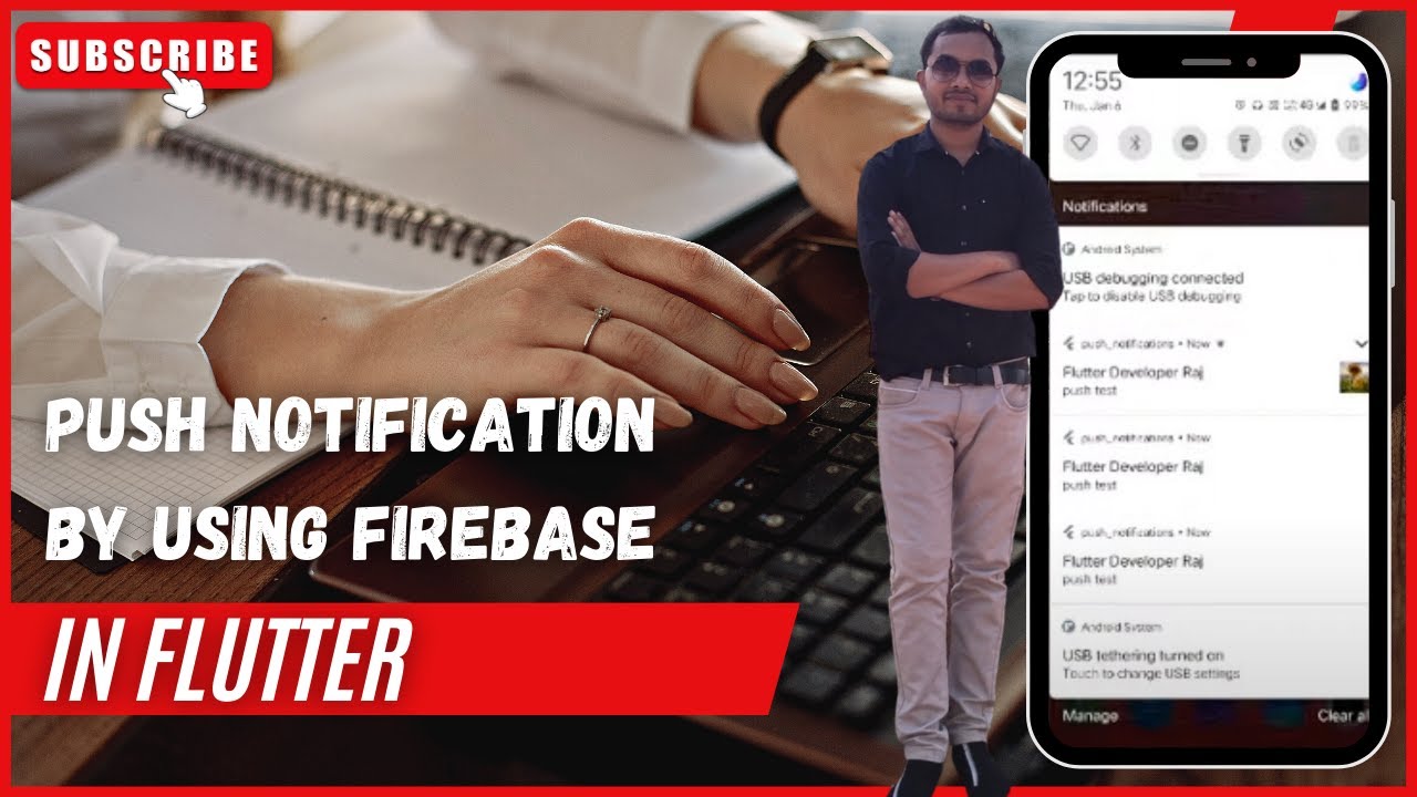 Push Notifications in flutter By Using Firebase - YouTube