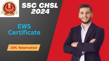 EWS for SSC CHSL 2024. Reservation Benefits for SSC CHSL. Reservation in SSC CHSL