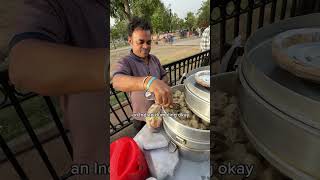 Trying Indian Dumpling