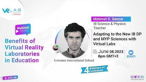 Adapting to the New IB DP and MYP Sciences with Virtual Labs - VRLab Academy Webinar Series