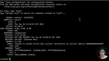 Crash dump Analysis (crash-utility): Good material to learn Linux Device Drivers