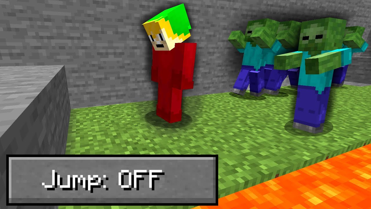 Hardcore Minecraft but I can't Jump... YouTube