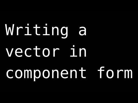 Writing a vector