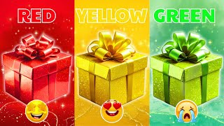 Choose Your Gift | Red, Yellow, Or Green 🤩😍😭 | Are You A Lucky Person Or Not?