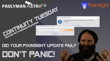 PixInsight Update Nightmare Addenum - Missing Processes