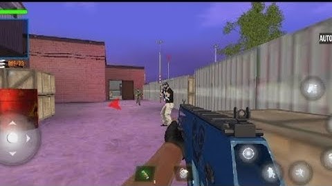 FPS Commando Gun Game Offline fighting terrace fight walkthrough gameplay in Android 