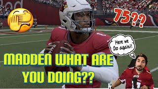 Reacting to madden 21 ratings for the arizona cardinals players.
disrespect!
