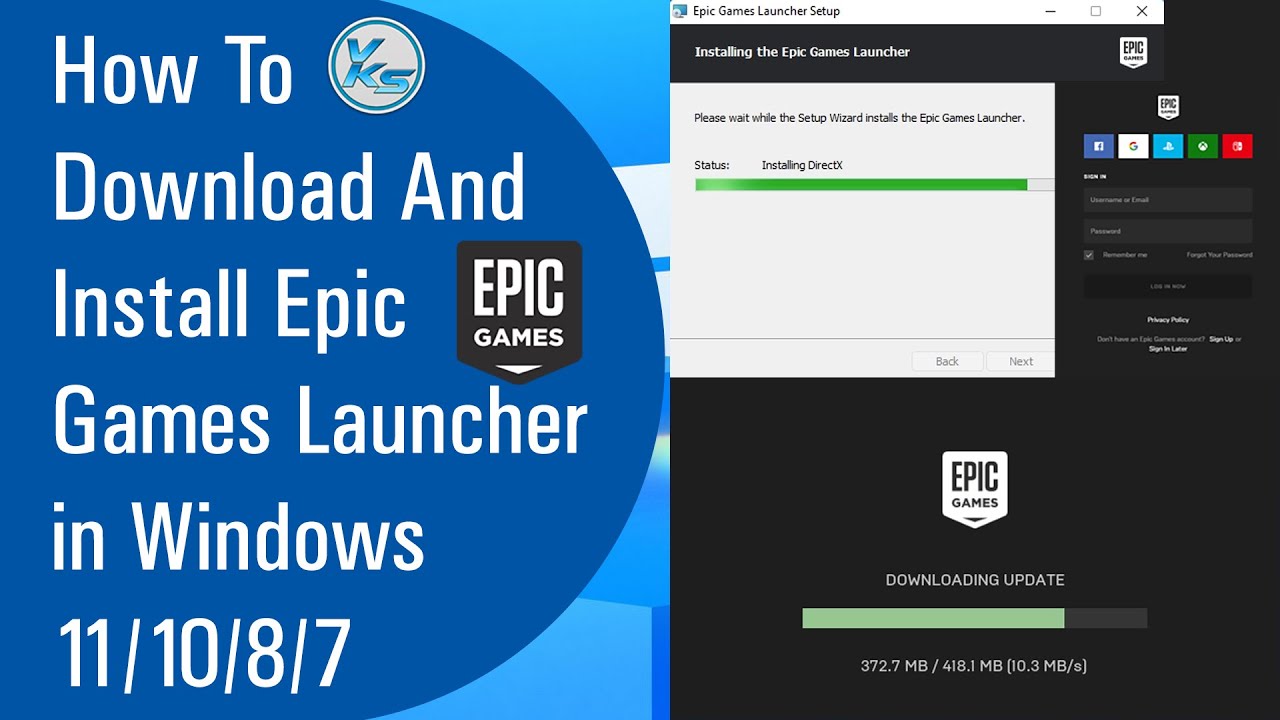 How to Download and Install Epic Games Launcher in Windows 11