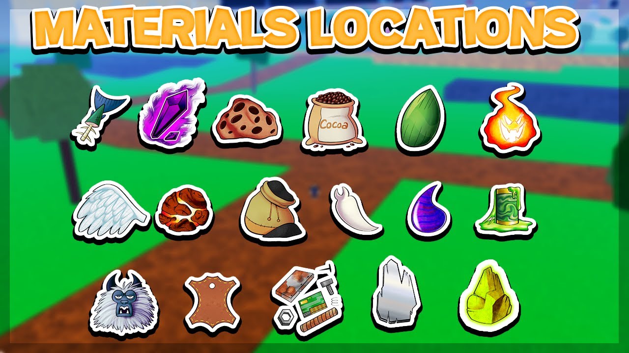 Materials, Blox Fruits Wiki