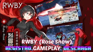 descargar y registrarse RWBY: ROSE SNOW BLACK android anime 2019 screenshot 1
